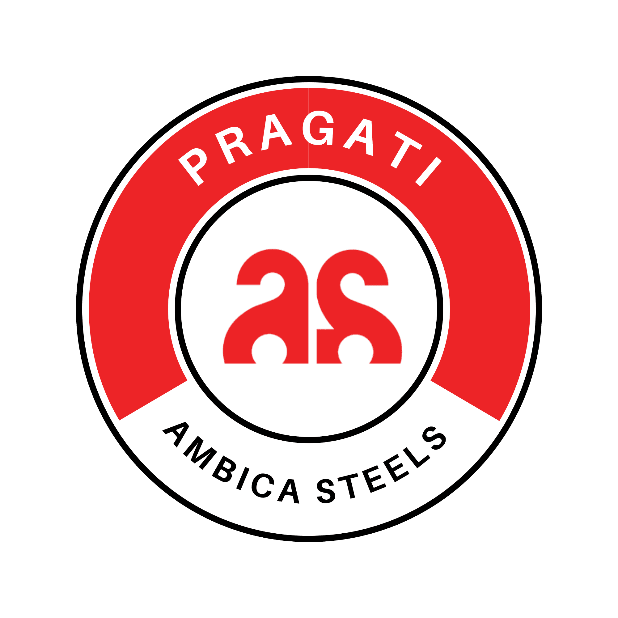 Pragati Ambica Steels logo